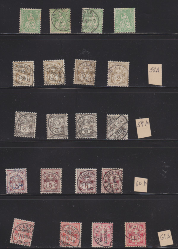 Samling Schweiz 1862-1960-tal - 4