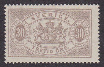 F TJ21b, 30 öre Tjänste **
