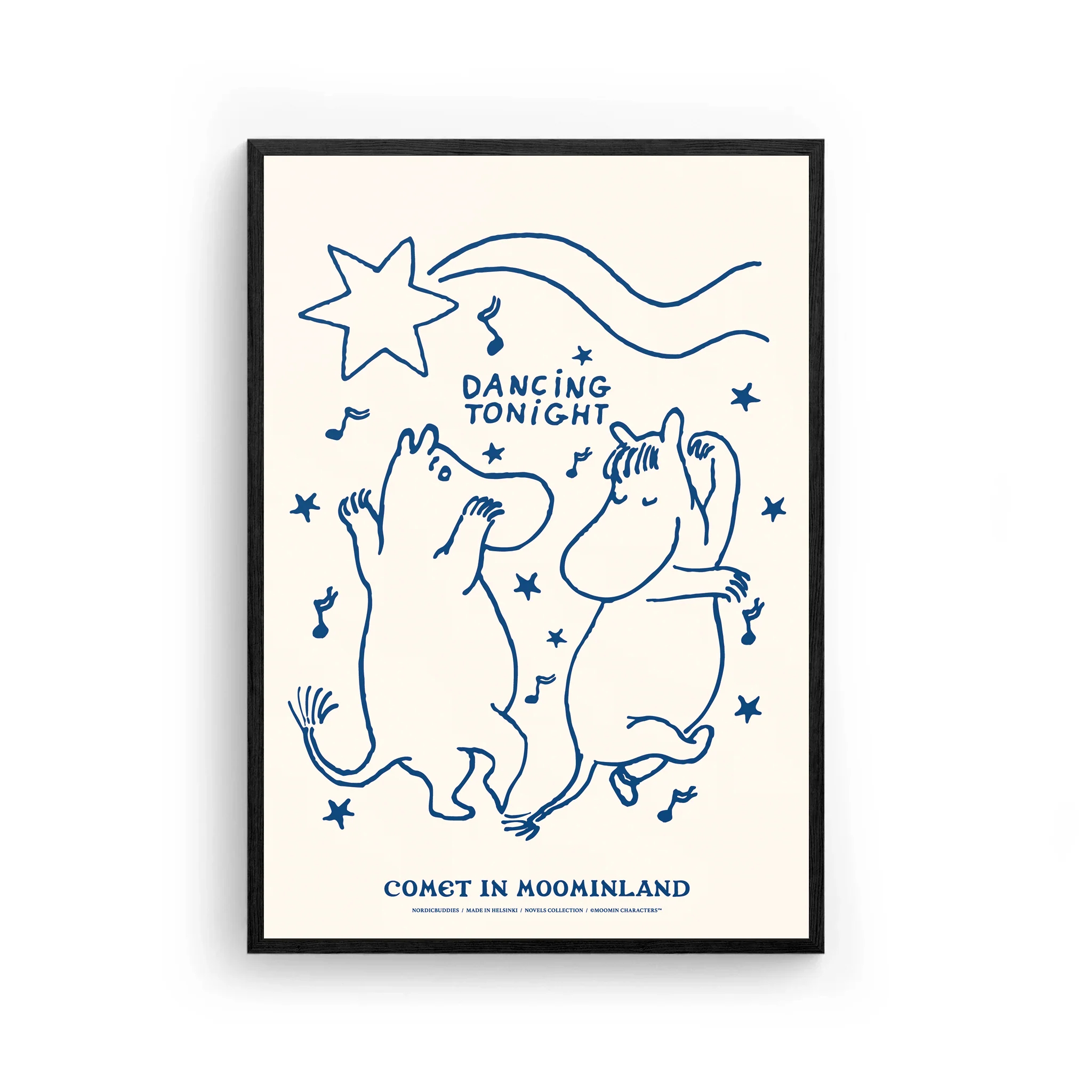 Mumin Affisch 30x40 cm - Novels Dancing - 3