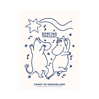 Mumin Affisch 30x40 cm - Novels Dancing