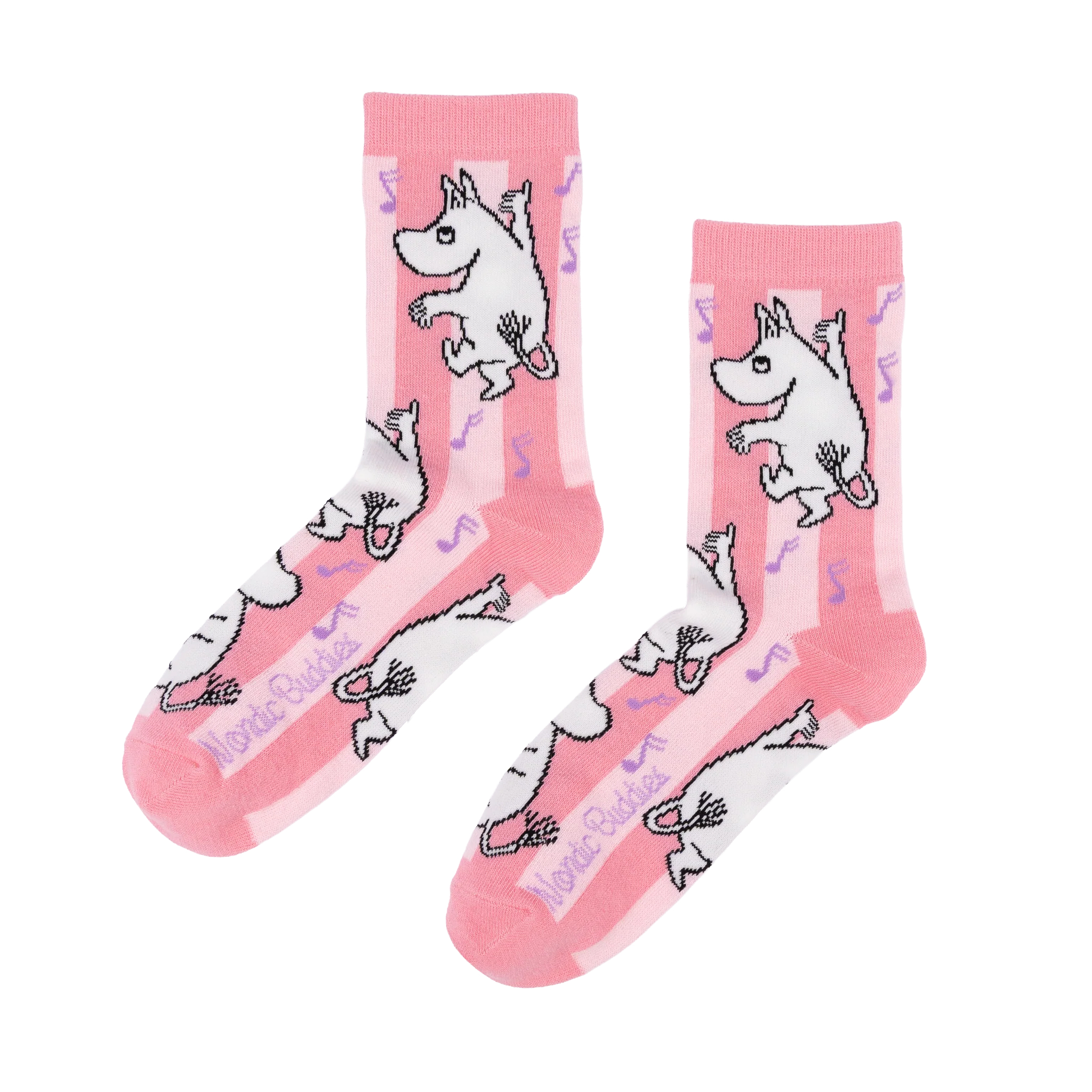  Mumin Damstrumpor i Presentförpackning - Moomin Party (Innehåller 3 par strumpor)  - 3