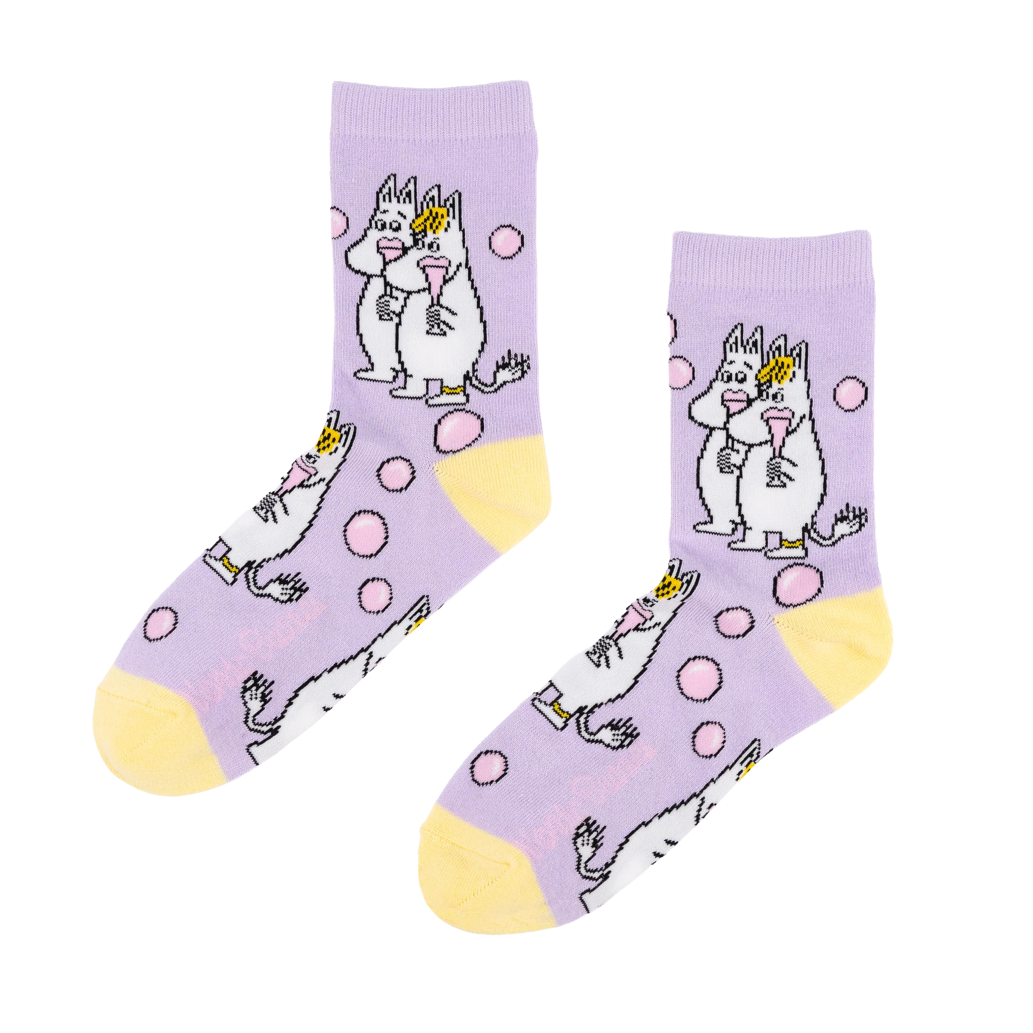  Mumin Damstrumpor i Presentförpackning - Moomin Party (Innehåller 3 par strumpor)  - 4