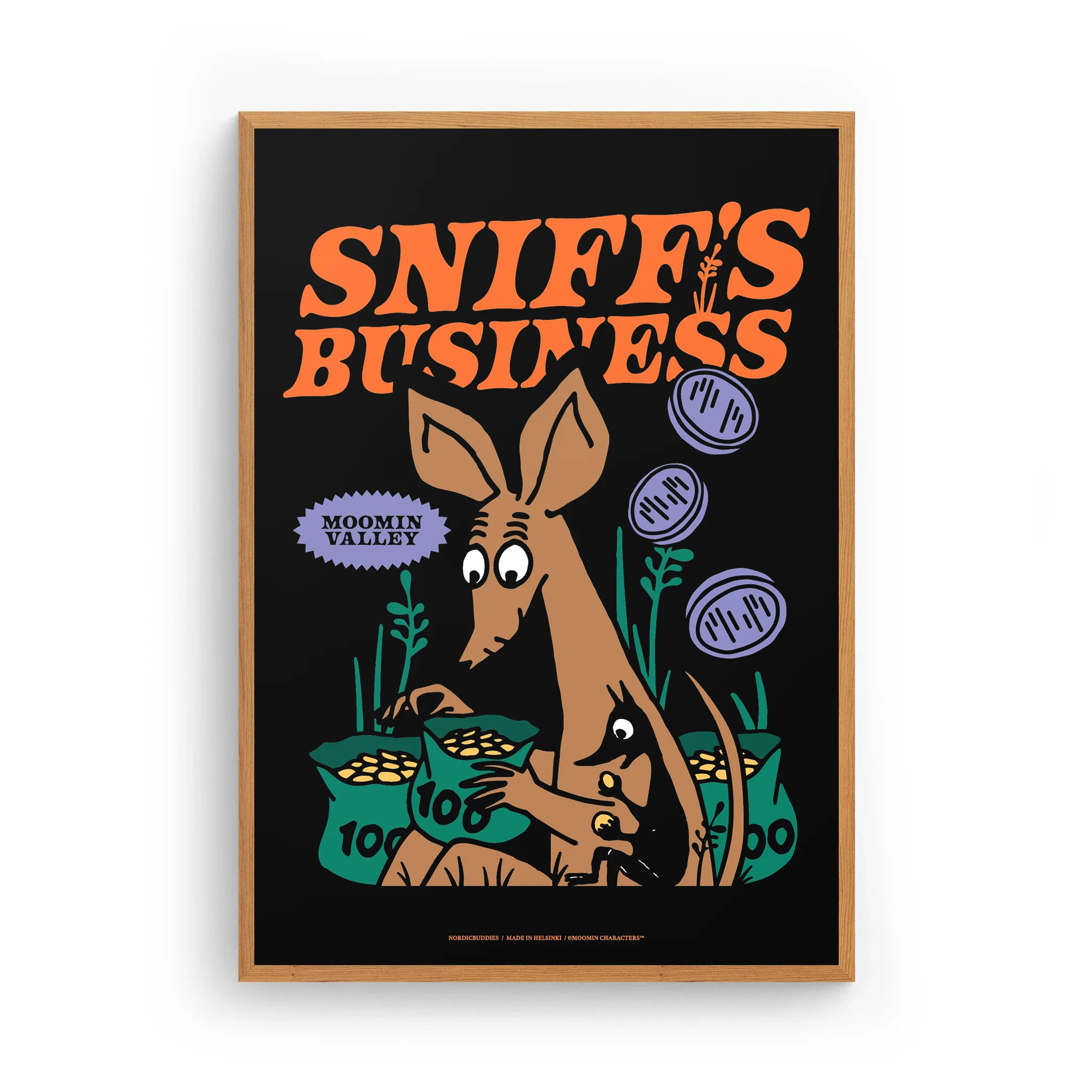 Mumin Affisch 30x40 cm - Sniff´s Business - 3