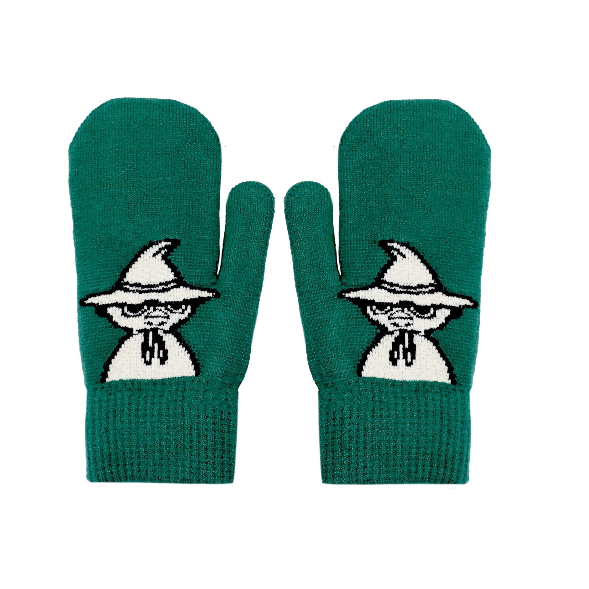 Moomin Mittens - Adult Size - Snufkin Green