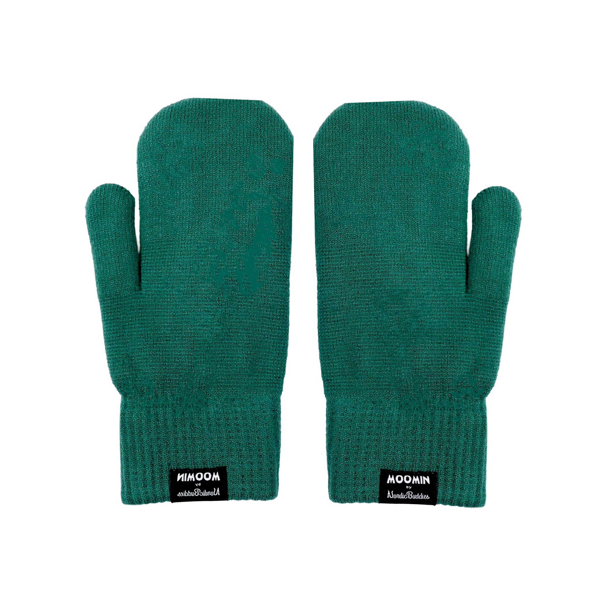 Moomin Mittens - Adult Size - Snufkin Green - 2