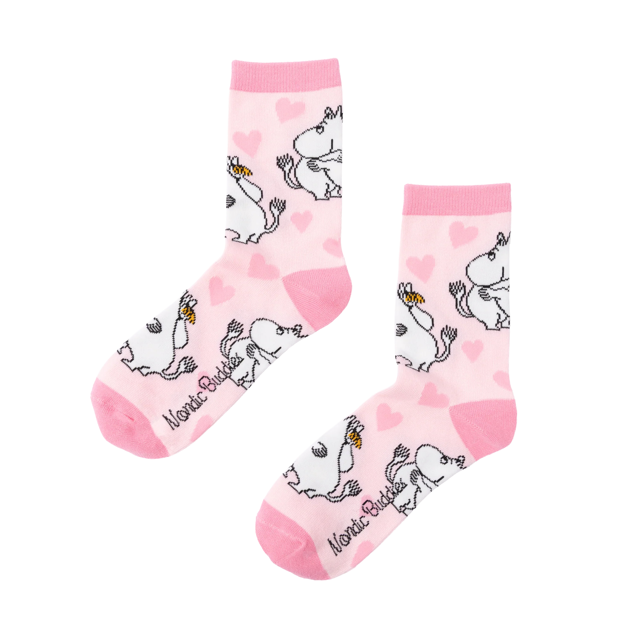  Mumin Damstrumpor i Presentförpackning - Moomin Love (Innehåller 2 par strumpor)  - 4