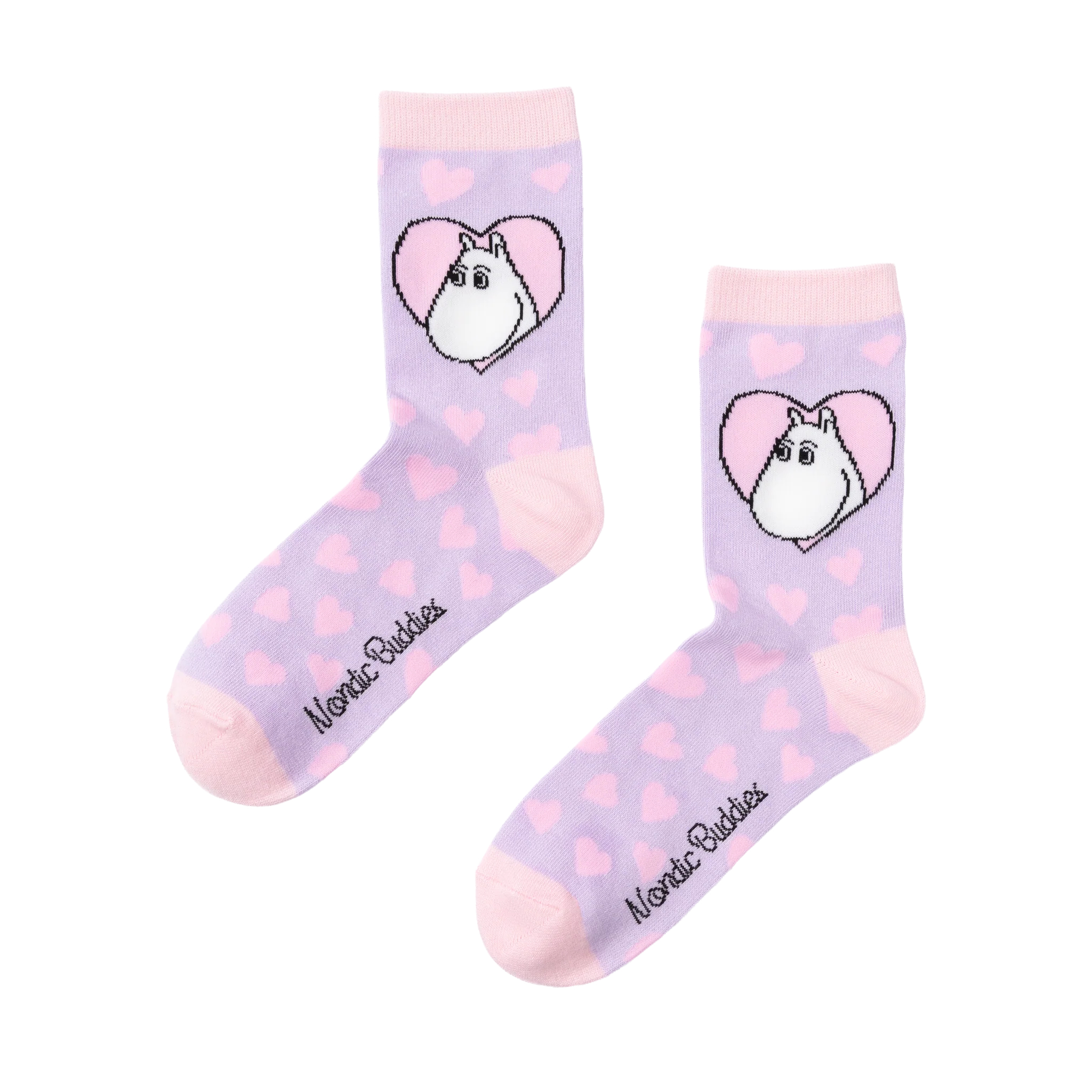  Mumin Damstrumpor i Presentförpackning - Moomin Love (Innehåller 2 par strumpor)  - 5
