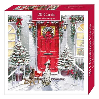 Julkort Otter House It's Warm Inside 20-pack