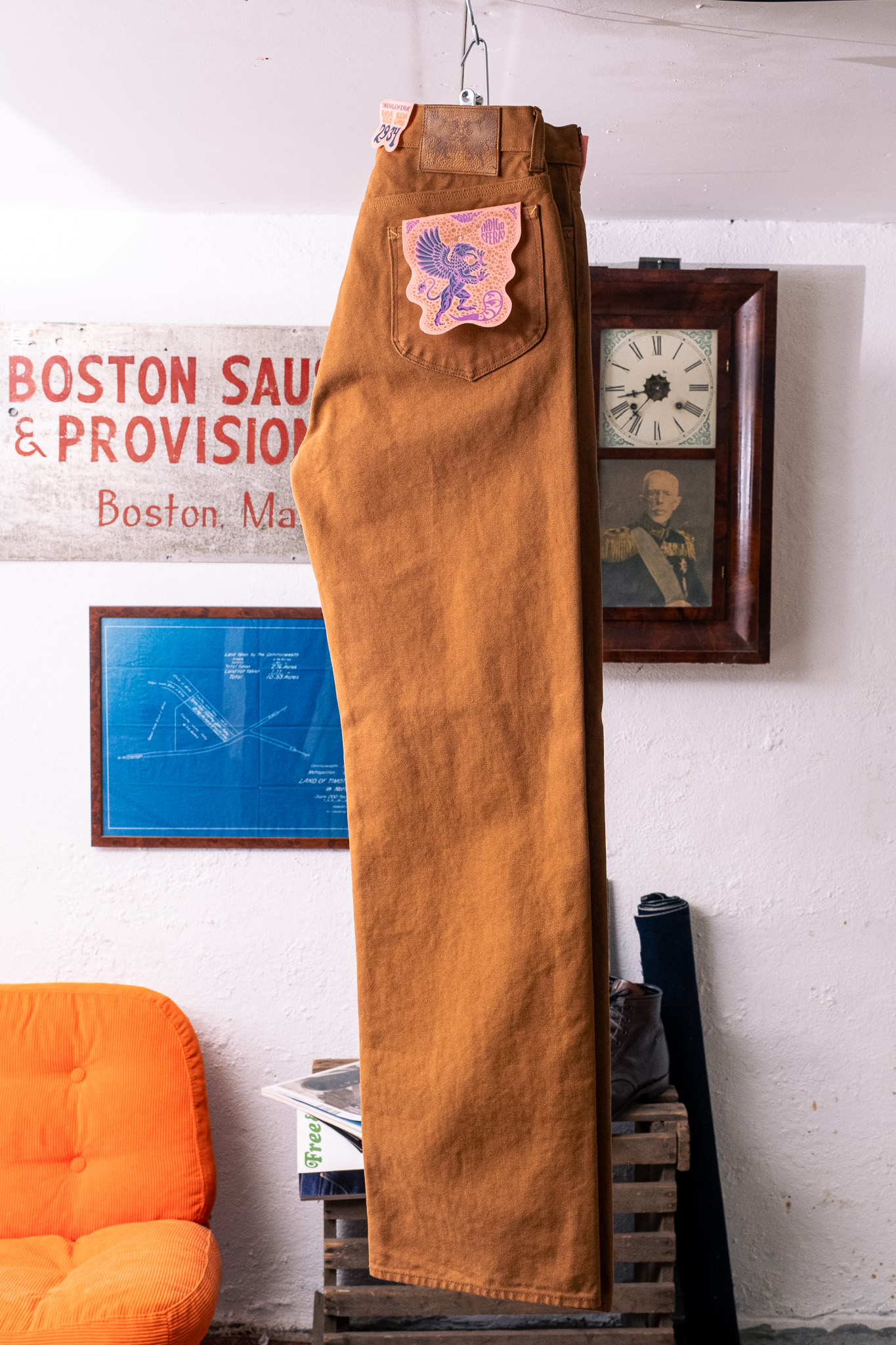 Indigofera - Duke Smithson Canvas Golden Brown 13oz