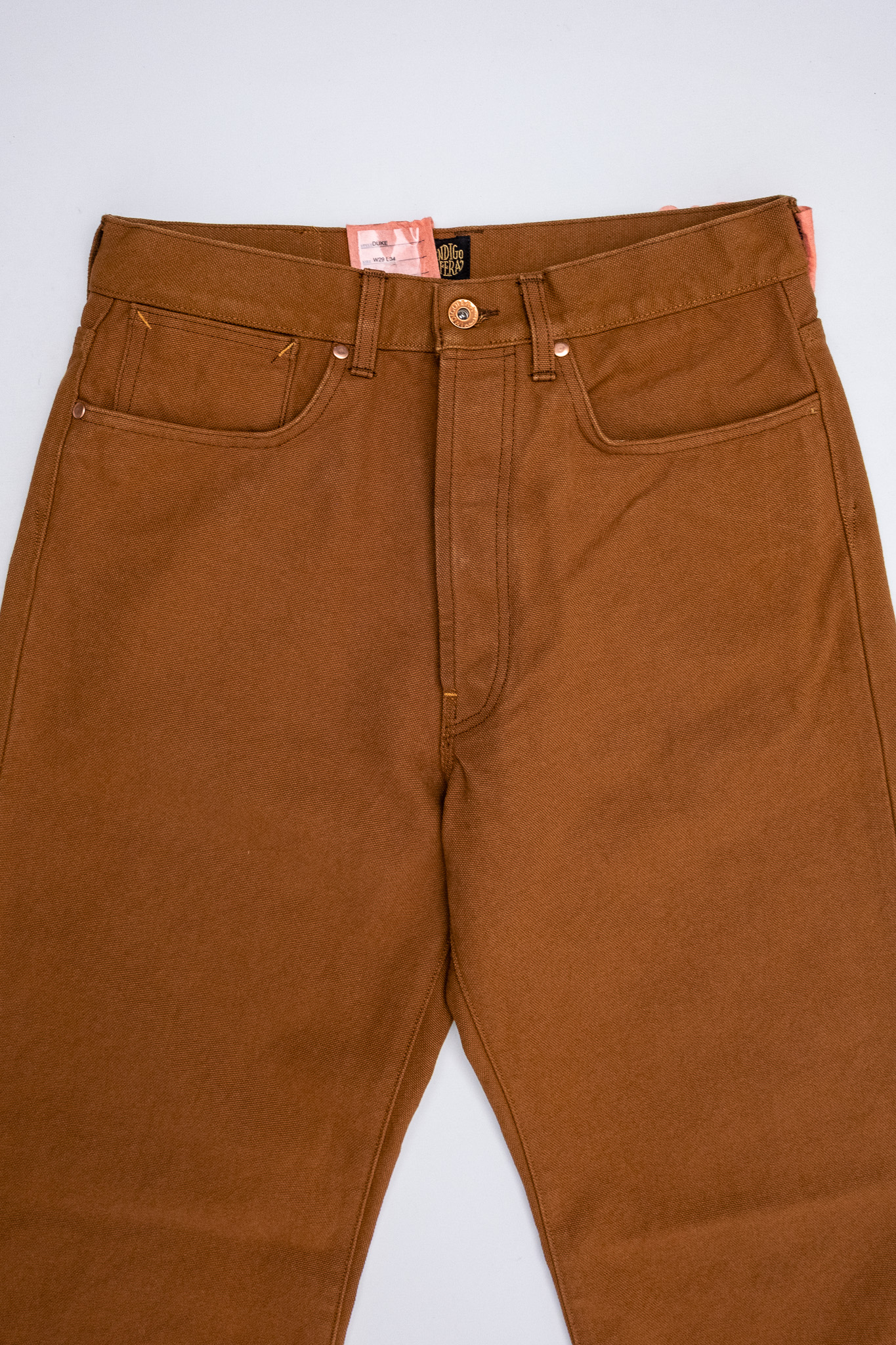 Indigofera - Duke Smithson Canvas Golden Brown 13oz - 4