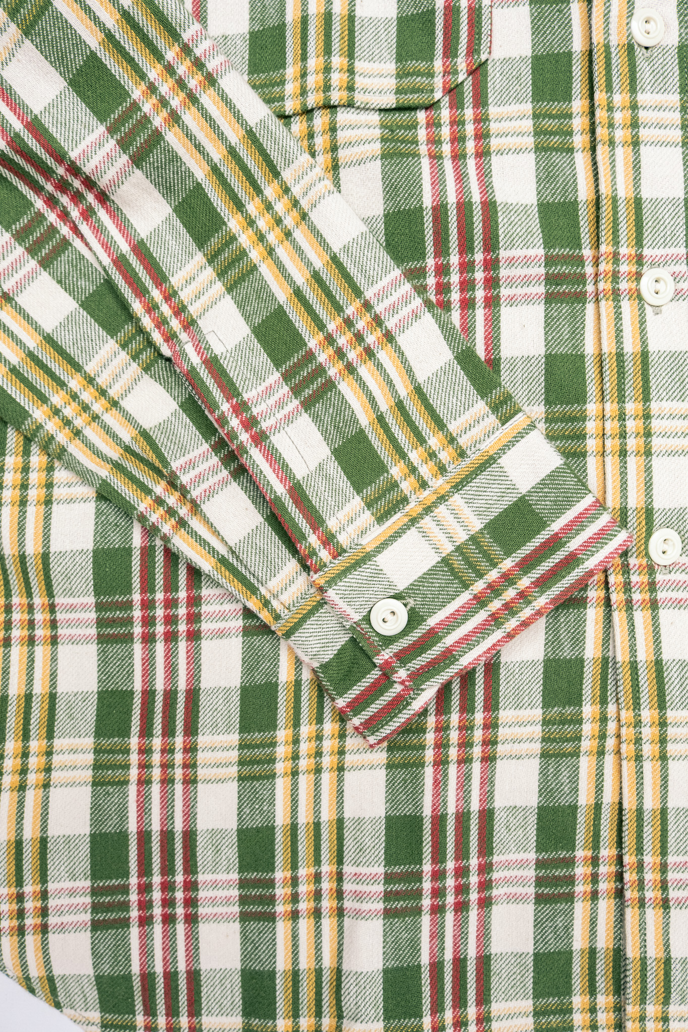 Warehouse & Co - The Everyday Flannel Pattern F Green - 5