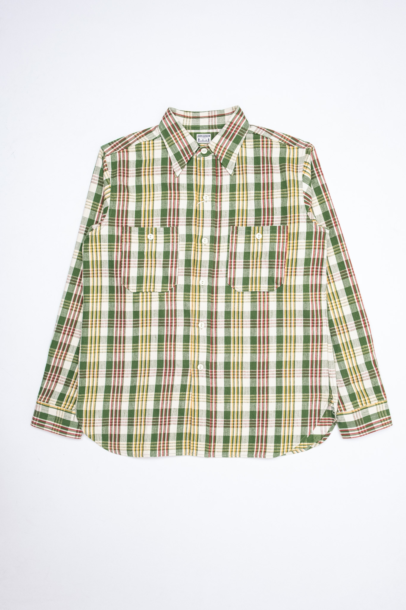 Warehouse & Co - The Everyday Flannel Pattern F Green - 2