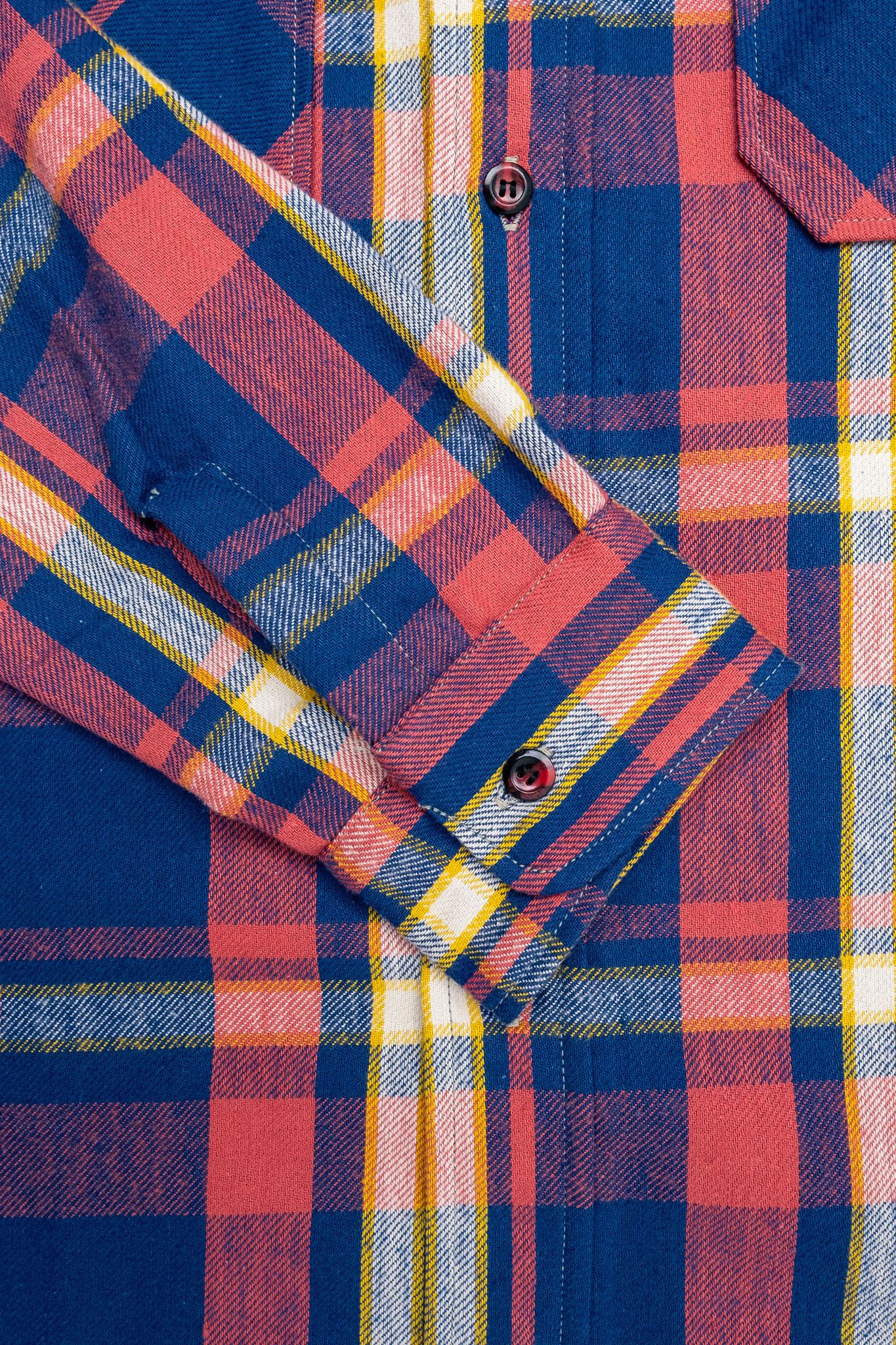 Warehouse & Co - The Modern Flannel Navy/Red - 4