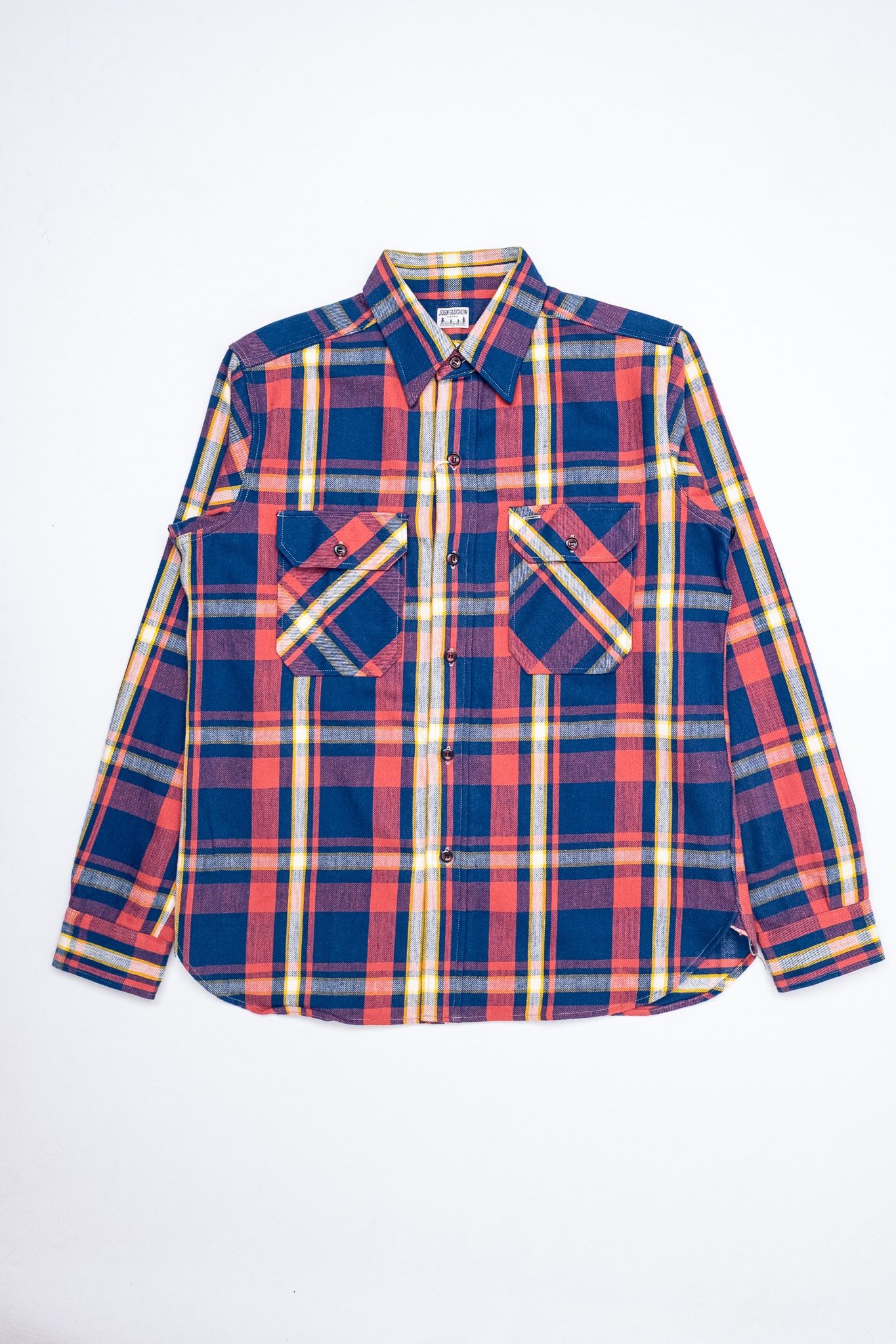 Warehouse & Co - The Modern Flannel Navy/Red - 2