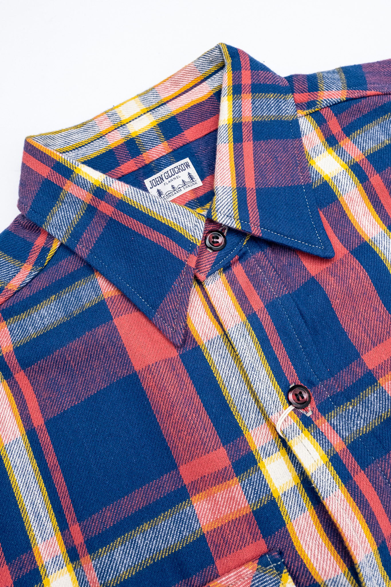 Warehouse & Co - The Modern Flannel Navy/Red - 3