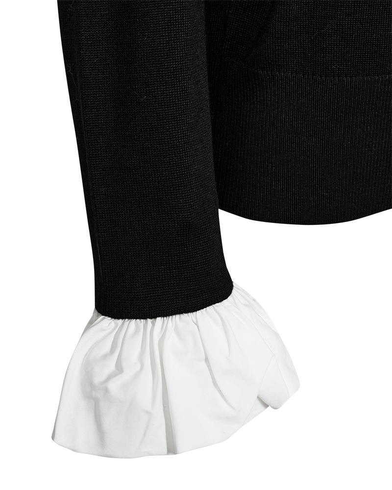 Katie pullover w ruffled cuffs - 5