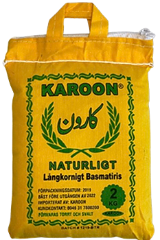Långkornigt Basmatiris 2 kg