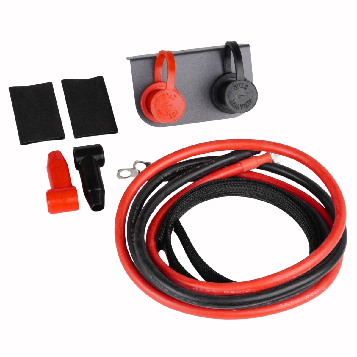 Batteri terminal Kit Svart / Röd - M10 - 3