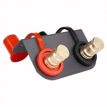 Batteri terminal Kit Svart / Röd - M10