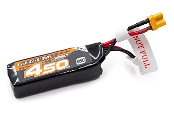 KONECT Lipo 450mah 11.1V 95C 3S1P XT30 - crawler