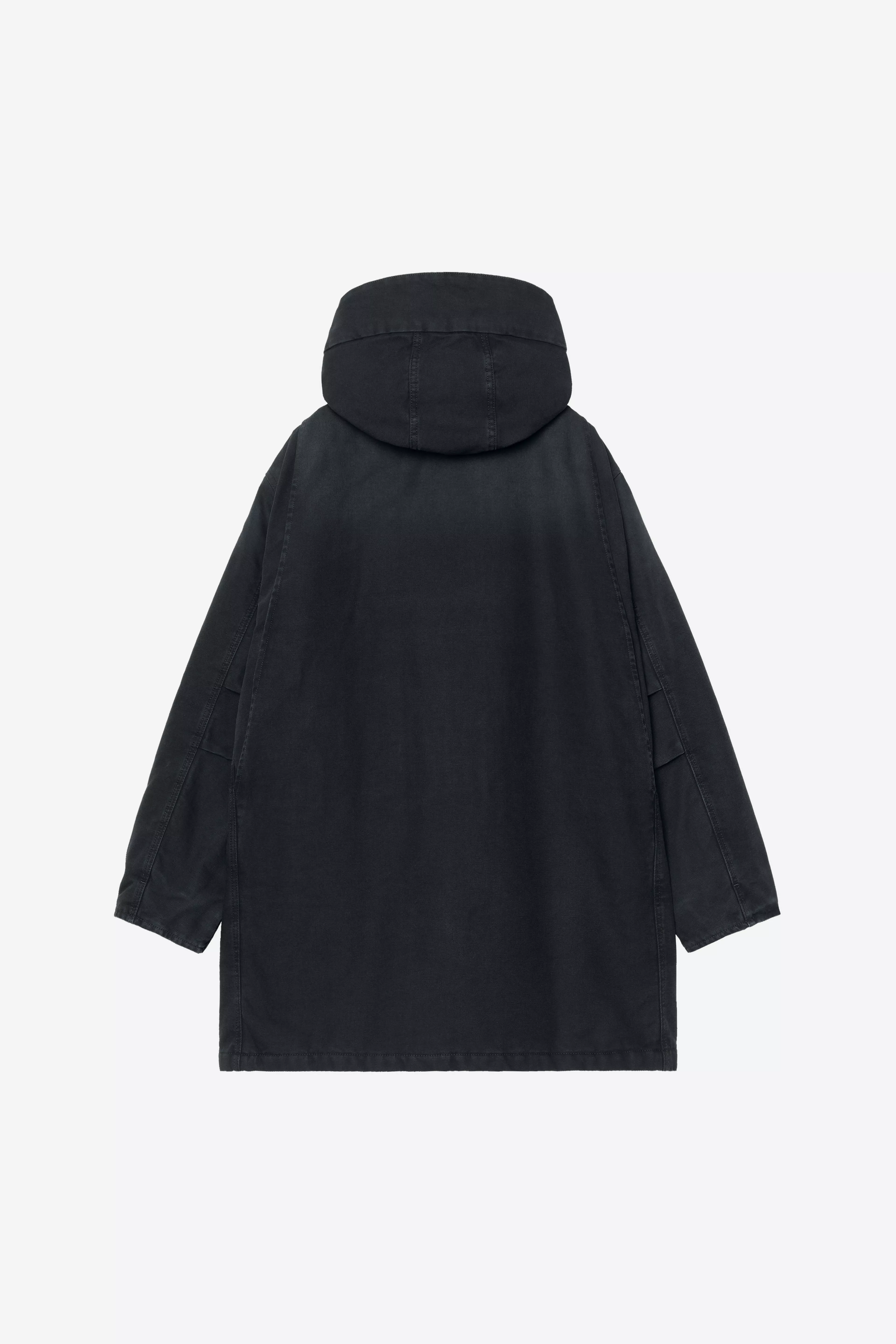 Carhartt WIP Boreal Parka Black Stone Canvas - 3
