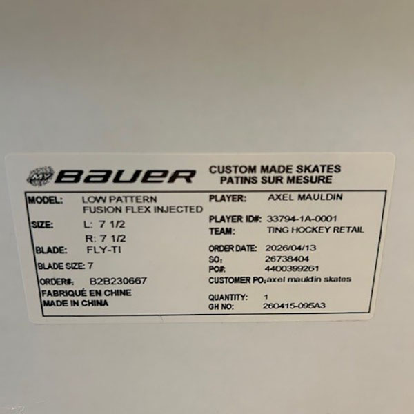 Bauer Vapor Flylite MyBauer Mauldin skridskor - 3