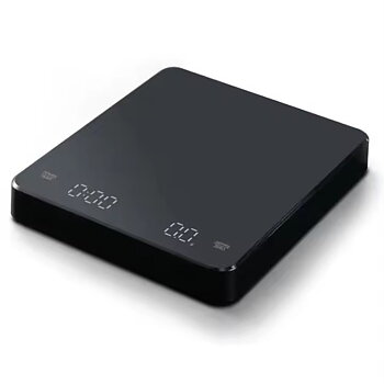 Kompakt våg  med timer - Självkalibrerande Digitalvåg LED USB-C laddkabel - 0,1g-3000g