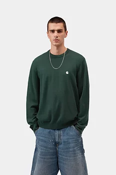 Carhartt WIP Madison Sweater Dark Scarab/Wax