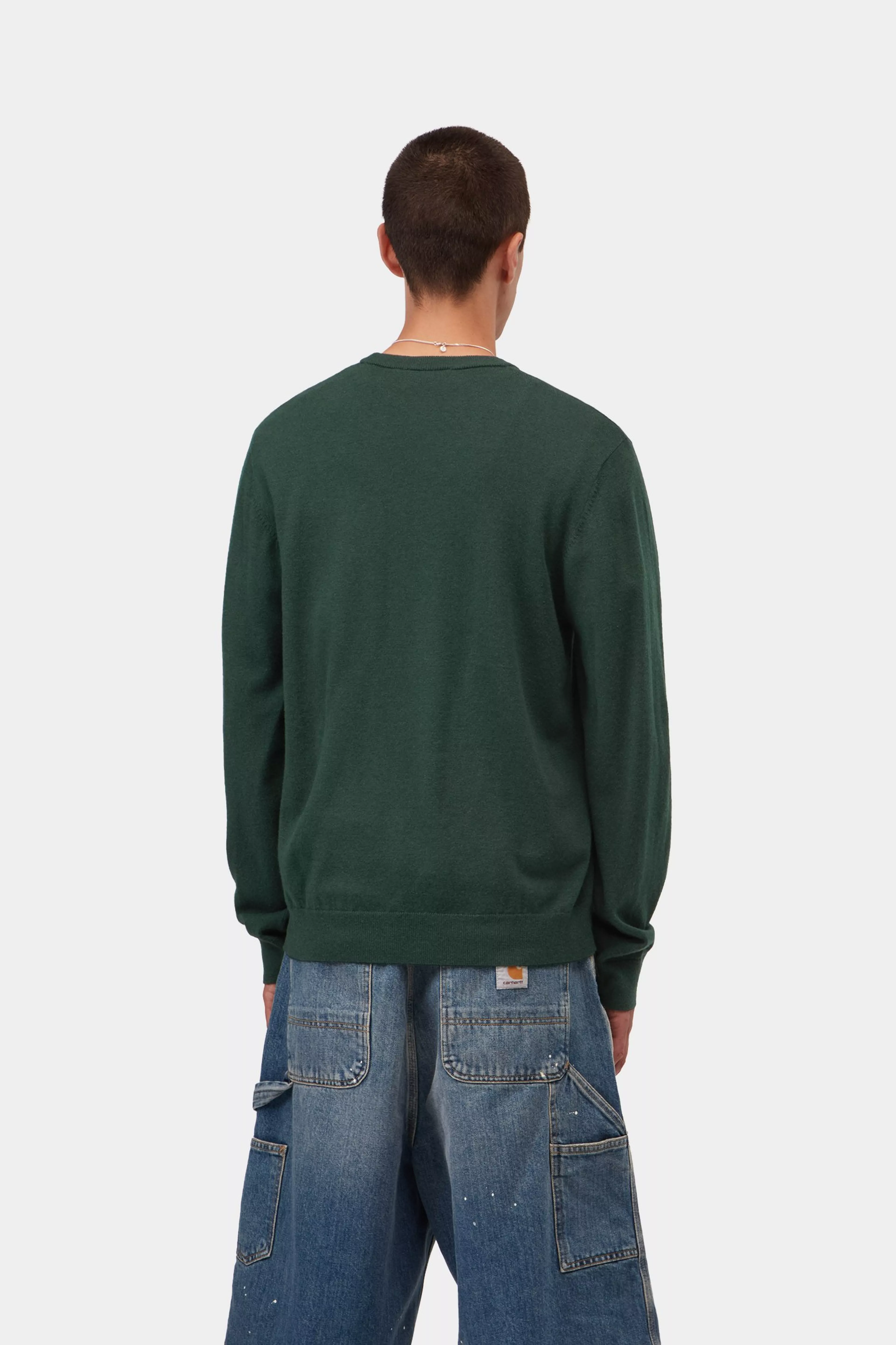 Carhartt WIP Madison Sweater Dark Scarab/Wax - 3