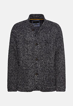 Melerad kavaj/cardigan med 2-vägs stretch blå från camel active, 