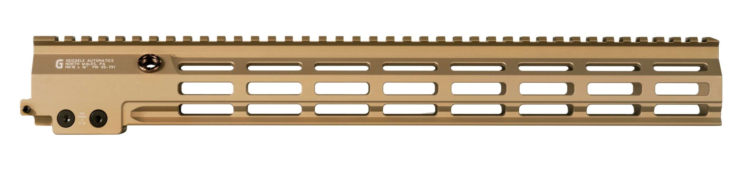 Geissele 16" M-LOK/Arca-Swiss MK18 DDC Super Modular Rail