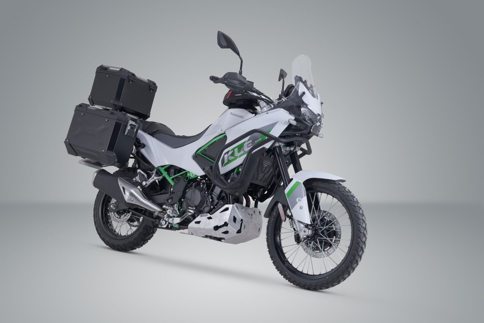 Adventure set TRAX ADV Black. Kawasaki KLE500 / KLE500 SE (26-). - 2