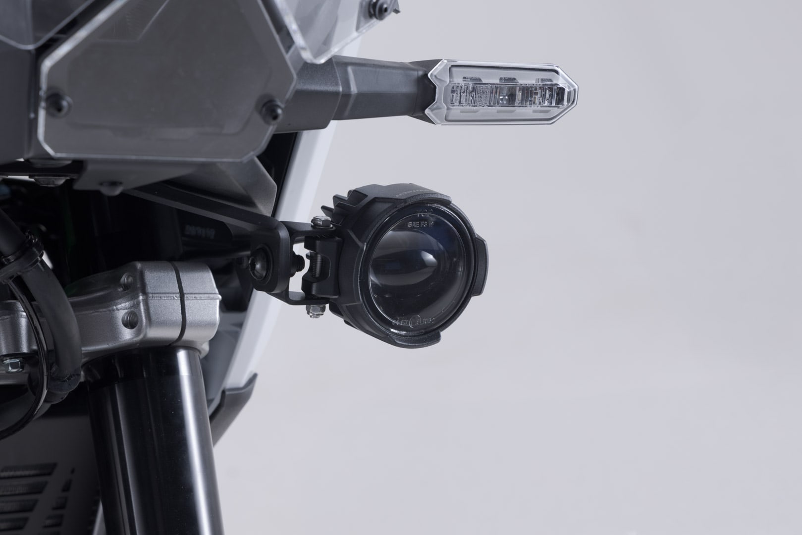 EVO fog light kit Black. Kawasaki KLE500 / KLE500 SE (26-).