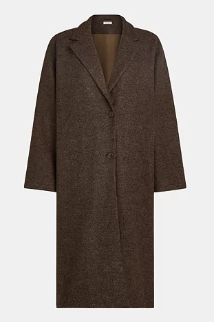 COAT (W26C380) TABAC