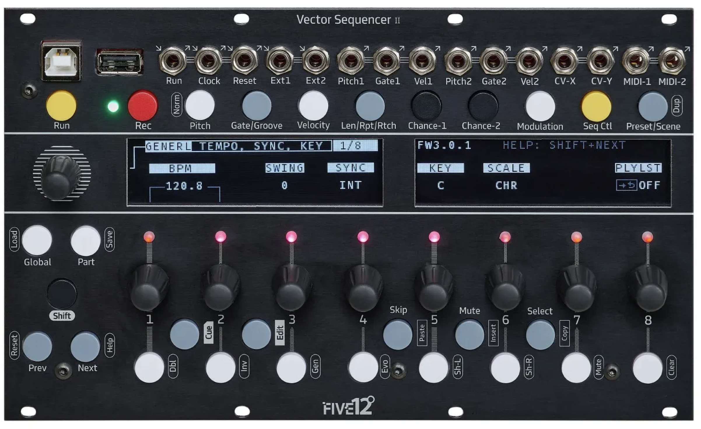 Used Five12 Vector Sequencer mk II