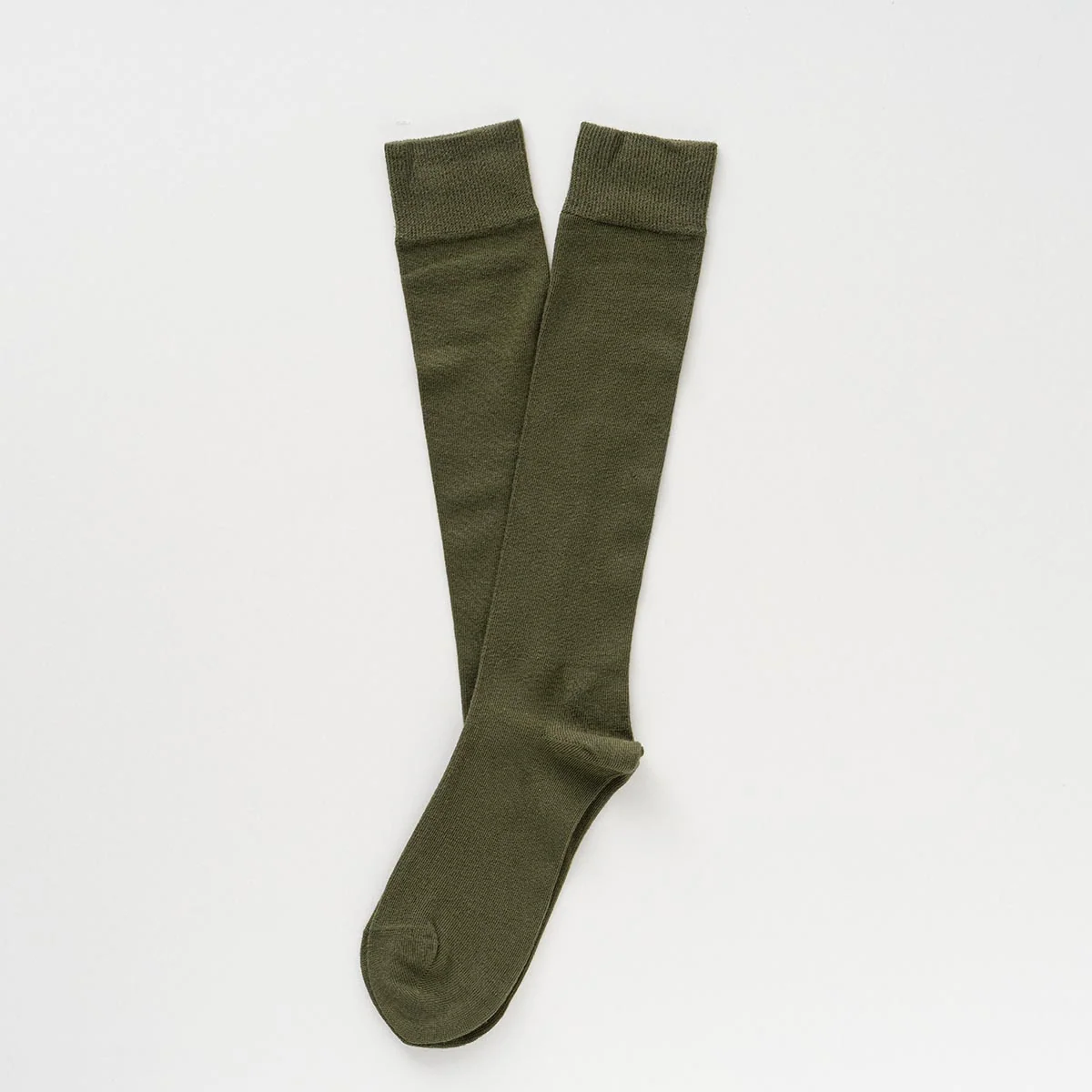 Klue Eco Cotton Knästrumpor - KHAKI - 2