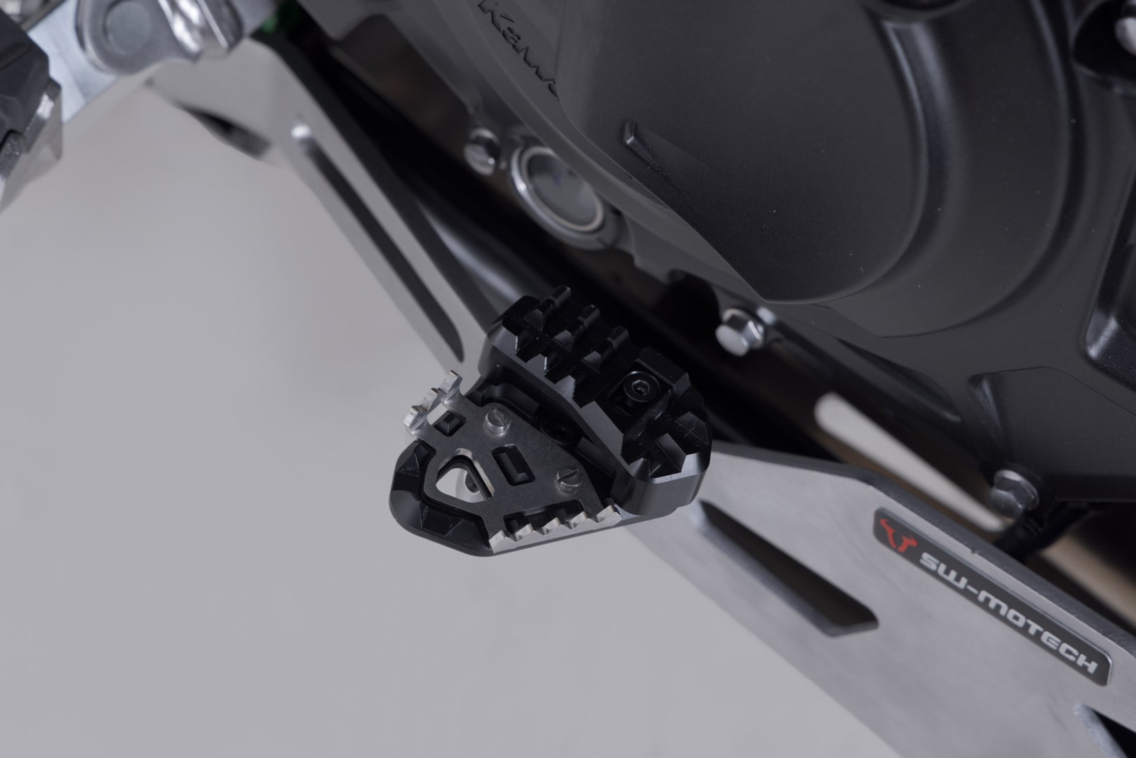 Extension for brake pedal Black. Kawasaki KLE500 / KLE500 SE (26-). - 3