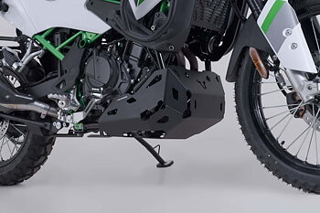 Engine guard Black. Kawasaki KLE500 / KLE500 SE (26-).