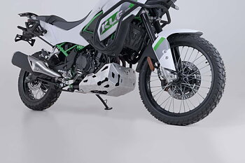 Engine guard Silver. Kawasaki KLE500 / KLE500 SE (26-).