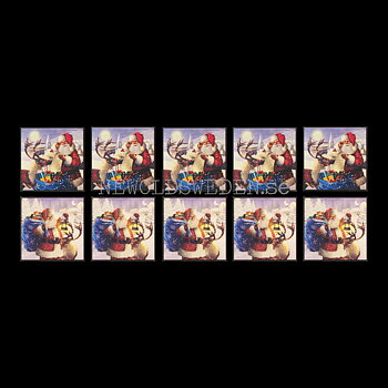 Julkort 10-pack med kuvert - 14 x 14 cm -  2 motiv - Original © Eliasson - LO