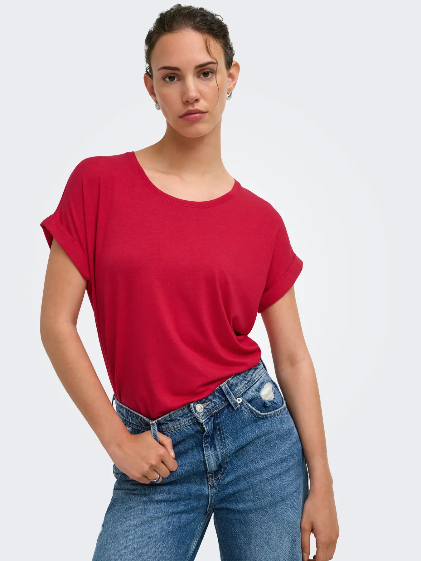 Only - Moster Top Röd - 3