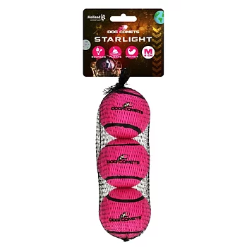 Dog comets Starlight Tennisboll S Rosa 3st