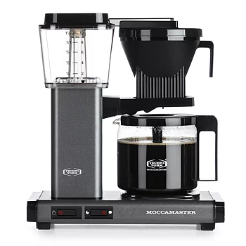 Moccamaster - Automatic - Stone Grey - Kaffebryggare med automatiskt droppstopp
