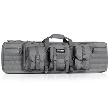 Savior Equipment American Classic 46" Double Rifle Bag - SW Gray