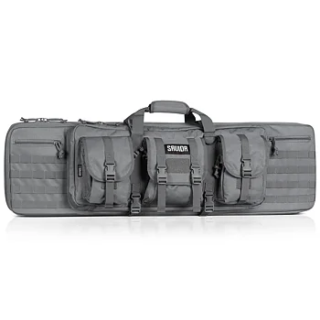 Savior Equipment American Classic 36" Double Rifle Bag - SW Gray