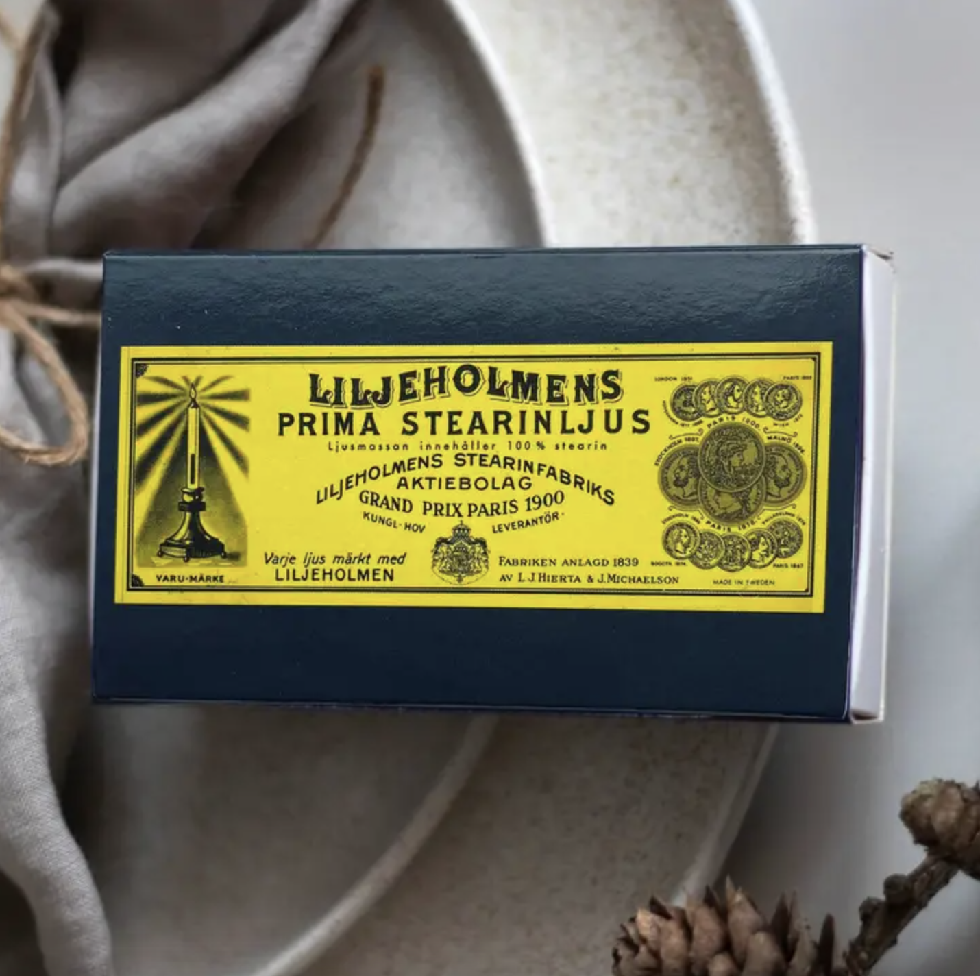Tändsticksask Prima - Liljeholmens Stearinsfabrik
