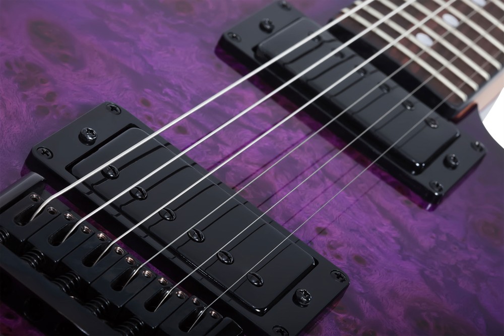 Schecter PT Standard Purple Burst BURL PBB - 2