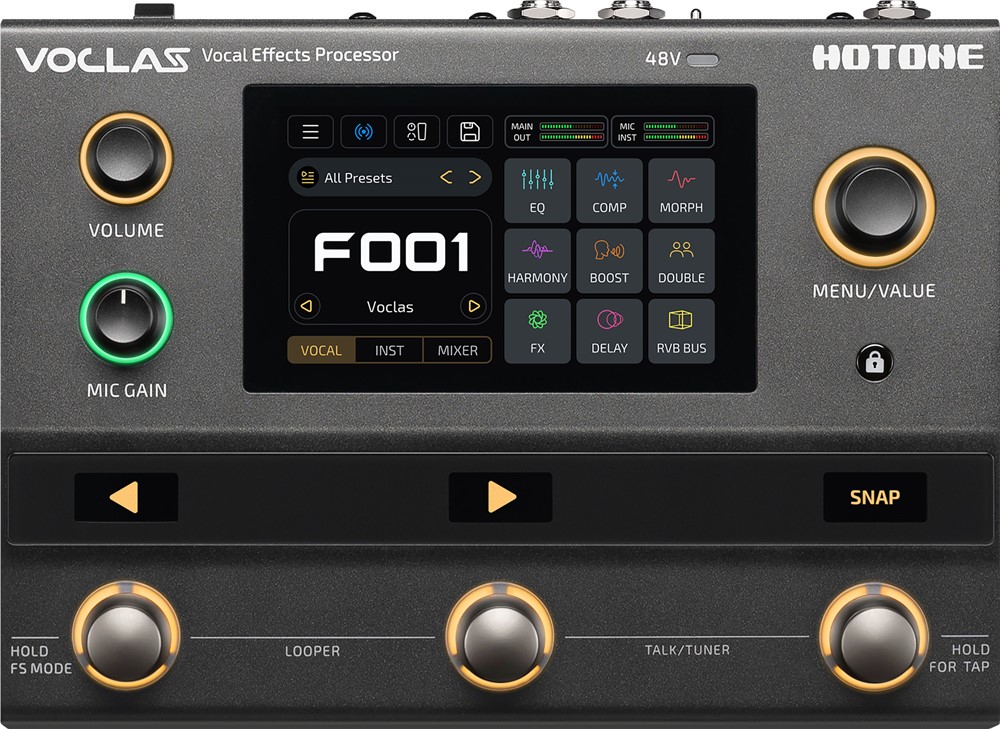 Hotone Voclas voice harmonizer and effect pedal