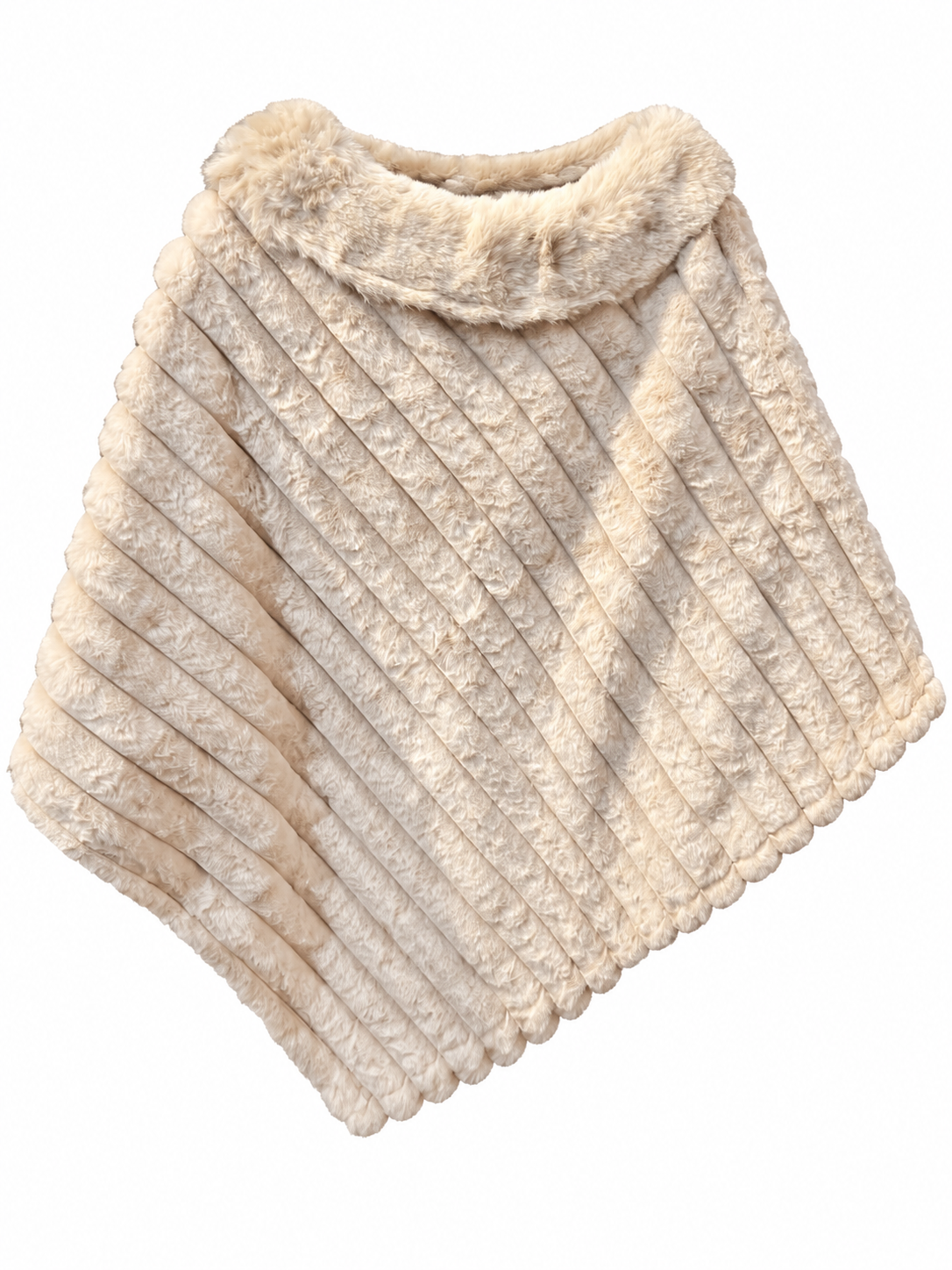 Poncho / Beige 