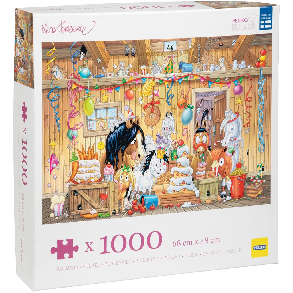 Hästen Mulle Pussel 100 Bitar - Stallkalas